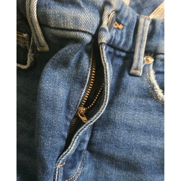 Good American Good Legs Flare Jeans Size 26/2 Med Wash Stretch 34" inseam - Picture 4 of 7